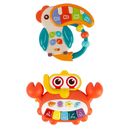 Baby Piano Toy Portable Music Instruments Toy for Kids Boys Girls 1 Year Old
