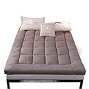VOSMII Matelas Foldable Mattress, Velvet Filled Twin Bedroom Furniture Queen Bed King Size Bed Tatami Mat