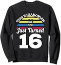 keoStore This Ecuadorian Just Turned 16 Ecuador 16th Birthday Gift Sweatshirt ds1674 Sweater Black