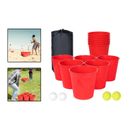 Yard Game Set with Buckets and Balls Toys Sports Supplies Yard Throwing Game