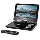Magnavox 9 Inch TFT Swivel Screen Portable DVD/CD Player With USB/SD card slot, Remote And Car Adapter Rechargeable Battery