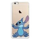 Official Lilo & Stitch Stitch Climbing to Protect Your Mobile Phone Case for iPhone 6-6S Flexible Silicone with Official Disney License.