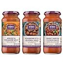 Al Fez Tagine Sauce Variety Pack, 3 flavors, 20 minute simmer sauce, Gluten Free, Vegetarian, No Artificial Flavors, 15 Ounces, Packaging may vary