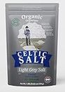 Celtic Salt Organic 82 Minerals Coarse, 1.0lb Resealable Bag, Celtic Salt, Naturally Moist, Hand Harvested, Unrefined French Sea Salt, 100% Natural (1.0lb Grey Coarse)