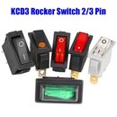 KCD3 Rectangular Rocker Switch 3 Pin 250V 16A ON/OFF Black/Red/Green/Blue/Yellow