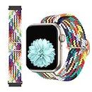 Replacement Strap for Fitbit, Watch Strap Compatible with Fitbit Versa 2/Versa, Adjustable Elastic Sport Braided Loop Band for Fitbit Versa/Versa 2/Versa Special Edition/Versa Lite for Men Women