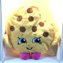 Almohada de felpa Shopkins Kooky Kookie XL 18"" chocolate con chip animal de peluche