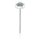 SYGA Digital BBQ Food Thermometer Instant Read Meat Candy Cooking Food Thermometer 180 Degree Rotatable Large Screen Long Probe for Kitchen Grill Meat Milk Yogurt Temperature - White