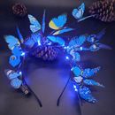 Glowing Butterfly Hair Accessories With LED For Girls Butterfly Hair Strap
