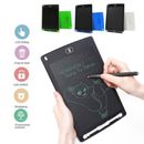 Kids 8.5" 10" 12" Portable LCD Writing Tablet Electronic Gift Drawing Board Toy