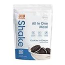 310 Nutrition - All In One Meal Replacement Shake - Fiber Rich Vegan Superfood Blend - Natural Sweeteners - Low Carb Shake, Keto & Paleo Friendly - Gluten Free - (Cookies N' Cream, 28 Servings)