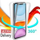 360 Clear Case For iPhone 6/7/8/X/11/12/13/14 15 PRO MAX SE Full Cover Silicone