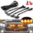 SONSOU Smoked LED Universal Daytime Running Light Led Car Grill With coupler universal for Off-Roading Light for All Car/Truck/SUV (WITH 2 PCS SCOTCH LOCK CRIMP CONNECTOR)