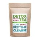 14 Days Bedtime Cleanse Tea : Detox Skinny Herb - Effective Detox Tea, Support Cleanse Tea, 100% Natural