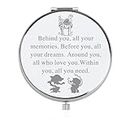 FEELMEM Little Shop Musical Inspired Gift Behind You All Your Memories Horror Movies Lover Compact Mirror Little Shop Musical Fans Gift