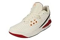 Nike Air Jordan Max Aura 5 Hommes Basketball Trainers DZ4353 Sneakers Chaussures (UK 10 US 11 EU 45, White Vivid Orange 160)