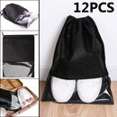 12Pcs Travel Shoe Bag Organizer Portable Non-Woven Drawstring Shoes Storage Bags