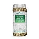 Neuherbs 5 in 1 Healthy seeds mix for weight management, Pumpkin, Sunflower, Watermelon, Flax & Chia Seeds | Improved digestion, healthy heart with Omega-3 & protein support- 200 g Trail mix seeds