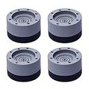 FENLDY Washer and Dryer Pedestals Machine Anti Vibration Damping Isolation Foot Pads 4 PCS Stacked Washing Mechanical Support Vibration Damping Balance Pad Sets Leveling Rubber Feet Grounding Mat