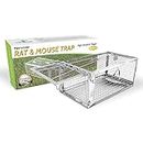 Kensizer Small Animal Humane Live Cage Rat Mouse Chipmunk Mice Voles Hamsters Trap That Work for Indoor and Outdoor, Catch and Release