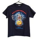 Disney California Screamin' Rollercoaster T-Shirt - Navy SMALL