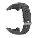 CALANDIS Silicone Replacement Adjustable Watch Wrist Band For Polar M400 M430 Grey
