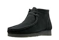 Clarks Originals Wallabee Boots 44 EU Black Suede