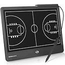 Newnaivete Basketball Coaching Board, 12.8‘’ Electronic Basketball Tactical Marker Board with Stylus Pen, Lightweight Portable Digital Coach Board for Basketball Coach and Game Plan
