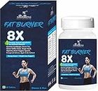 Naturstrong 100% Natural Fat Burner 8X For Weight Loss Products Garcinia Combogia,Green Tea, Coffee Bean&Apple Cider Vinegar-Metabolism Boost, Energy Enhancer&Weight Loss Supplements For Women&Men