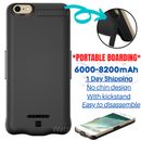 8200mAh For iPhone 6 7 8 Plus SE Battery Charger Case Power Bank Charging Cover