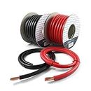 AUTOWIRING Automotive Hi-Flex 345 Amp 50mm² 1/0 AWG Battery/Starter/Inverter/Welding PVC Cable Wire (Black, 1 Metre)