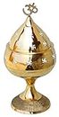JGS Brass Swastik Deepak Oil Ghee Lamp Diya for Arti Puja Home Temple Diyas Stand for Mandir Items for Gift Item Decoration for Puja Room Pooja Home Accessories Lamp Oil-D�cor Pooja Oil Lamps Deepa
