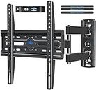 Mounting Dream TV Mount Full Motion with Perfect Center Design for 26-55 Inch LED, LCD, OLED Flat Screen TV, TV Wall Mount Bracket with Articulating Arm up to VESA 400x400mm, 60 lbs MD2377-04