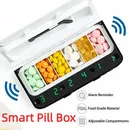 Smart Pill Dispenser Medizin box Organizer für 7 Tage intelligenter Alarm mit Timer Reise