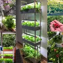 4 schichten 56 Löcher Vertikale Komplette Hydrokultur Wachsen System Kit Home Garten Pflanzer mit