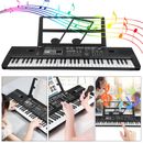61 Keys Digital Piano Keyboard Electronic Electric Keyboards Black