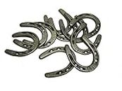 Horseshoes for Crafts and Decorations - Cast Iron Metal Horseshoes, Pony Size 3.5 Inches by 3 Inches are Perfect for Wall Decor Or Party Favors (30)