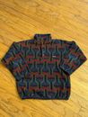 Vintage 90s Patagonia Snap T Fleece Jacket Aztec M Made In USA