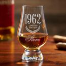Personalization Mall The Glencairn® Aged to Perfection Personalized Birthday 6.25 oz. Crystal Whiskey Glass Crystal | 4.5 H x 2.5 W in | Wayfair