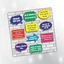 PartyStuff Movies Theme Props - Bollywood Movie Dialogs Speech Bubbles (10 Cards)