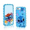 ZCSIBORUI Compatible with iPhone 6S/7/8 Case, Cute Cool 3D Cartoon Animal Soft Silicone Funny Shockproof Anti-Drop Kids Girls Boys Teens’ Skin Shell Cover for iPhone 8/7/6/6S/SE 2ND 3RD Blue