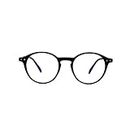 Muunel Blue Light Blocking Glasses, Essilor® Lenses, Luca UVAllBlue™, Mens, Round Shape, Black Frame, 4.25 Strength