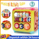 Musical Activity Cube 6-in-1 Early Learning Toys for 12M+ Toddlers,One Year Old