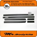 BMW E36 Coupe M3 Style Door Moulding Trim Strip With Clips/ Badge Emblem. By Mr