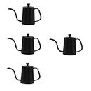 YARNOW 4pcs Simulation Coffee Pot Statue Decor Mini House Coffee Kettle Water Kettle Decoration Accesorios Para Autos Auto Accessories Car Kettle Household Products Metal Small