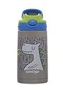 Contigo Kids Thermal Drinking Bottle Easy Clean Autospout with Straw, BPA-free stainless steel water bottle, 100% leak-proof, easy to clean, ideal for daycare, kindergarten, school and sports, 380 ml