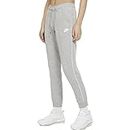 Nike Women's Sweatpants Jogger Pants, Dark Grey Heather/White, X-Large-XX-Large US