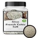 RiTrue Superfoods - French Light Grey Celtic Salt - 1 Kg - Coarse Sea Premium | Full of Minerals
