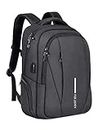 FUR JADEN Travel Laptop Backpack, Business Backpacks with USB Charging Port, Water Resistant College School Computer Bag for Men & Women Fits Under 15.6 inch Laptop and Notebook (Black)