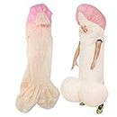 Penis Dress-Polyester Inflatable Male Genital Funny Dress Costume for Christmas Cosplay Halloween Party